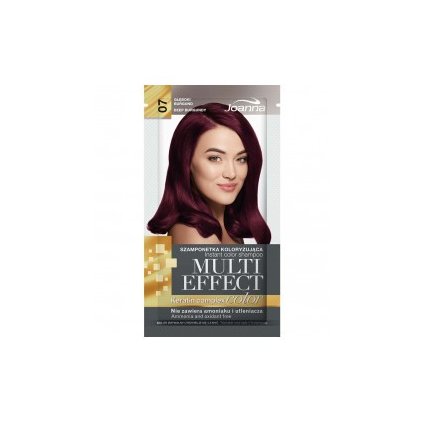 Multi Effect Color farbiaci šampón 35 g 007 Sýta bordová