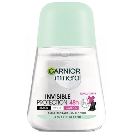 GARNIER Mineral Invisible Black White Colors antiperspirant roll-on 50ml
