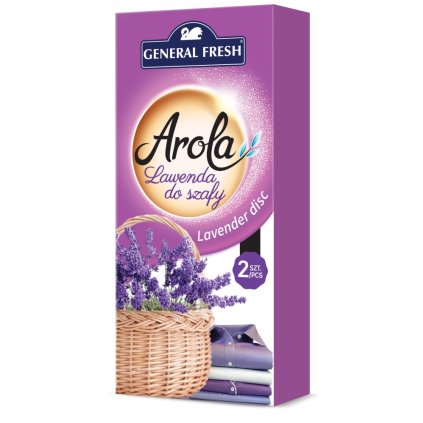 32491 general fresh arola levander disc osviezovac na odevy 2ks