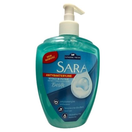 32698 general fresh sara biosilk antibakterialne tekute mydlo 500ml