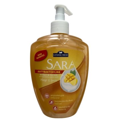 32704 general fresh sara mango and lemon antibakterialne tekute mydlo 500ml