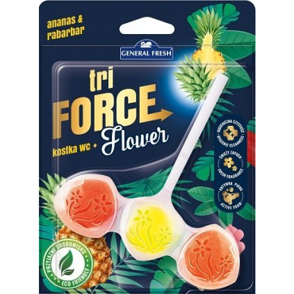 32737 general fresh tri force flower ananas and rabarbar wc blok 45g