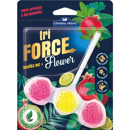 32743 general fresh tri force flower granate apple and bergamont wc blok 45g