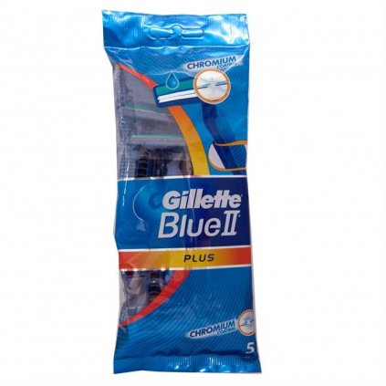GILLETTE Blue II Plus jednorazové žiletky 5ks