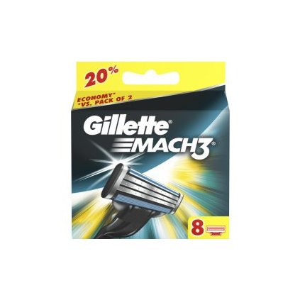 32809 gillette mach 3 nahradne hlavice 8ks