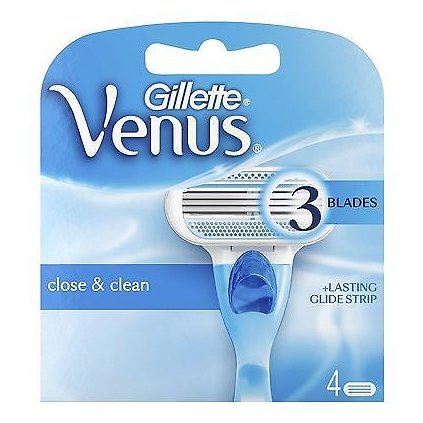 32875 gillette venus close and clear nahradne hlavice 4 ks
