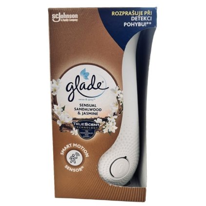 32998 glade sense and spray sandalwood and jasmine automaticky osviezovac vzduchu 18ml