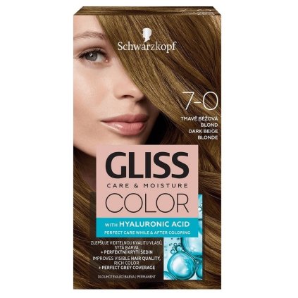 33067 gliss care and moisture color 7 0 tmavo bezova blond farba na vlasy