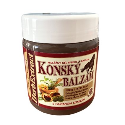 HERB EXTRACT Konský Balzám masážny gél 500ml