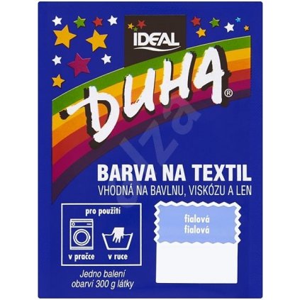 IDEAL Duha farba na textil fialová 15g