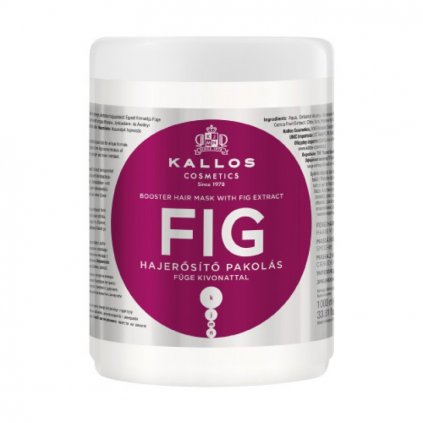 KALLOS Fig figová maska na vlasy 1L