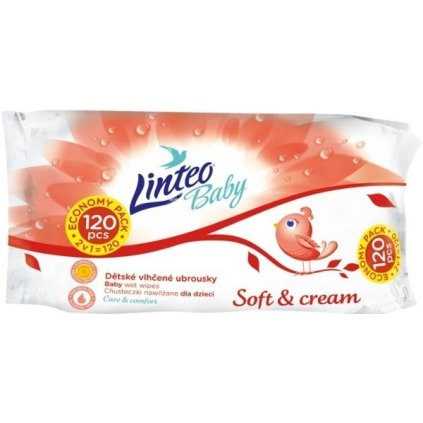 34573 linteo baby softandcream detske vlhcene obrusky 120 ks