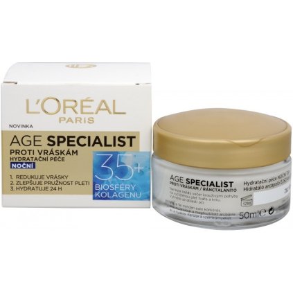 34756 loreal age specialist 35 nocny krem proti vraskam 50ml