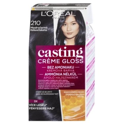 34783 loreal casting creme gloss 210 modrocierna farba na vlasy