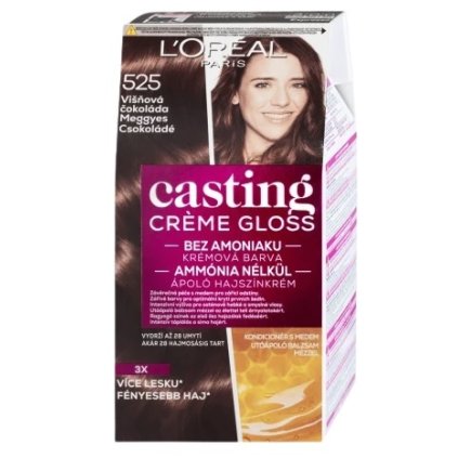 34816 loreal casting creme gloss 525 visnova cokoladova farba na vlasy