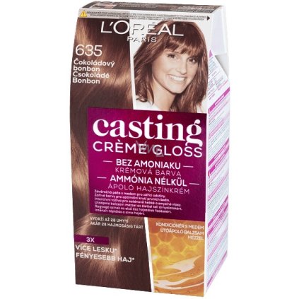 LOREAL Casting Créme Gloss 635 čokoládový bonbon farba na vlasy
