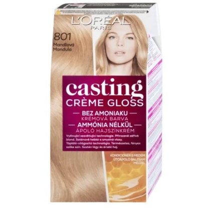 34837 loreal casting creme gloss 801 mandlova farba na vlasy