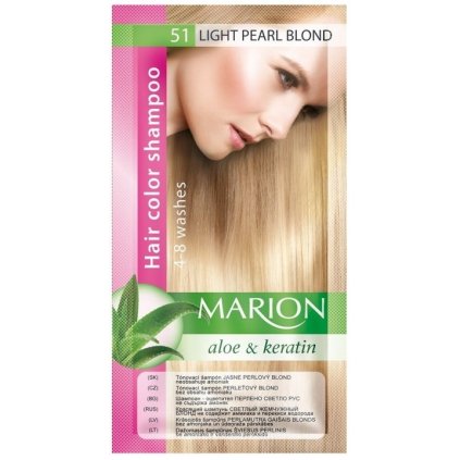 35062 marion aloe and keratin 51 svetla perletova blond sampon na vlasy 40ml