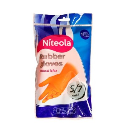 35566 niteola rubber gloves natural latex ochranne rukavice s 7 1par