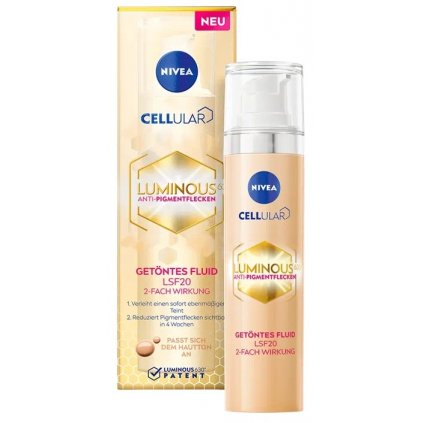 NIVEA Cellular Luminous 630 Anti-Spot tonovací krém 40ml