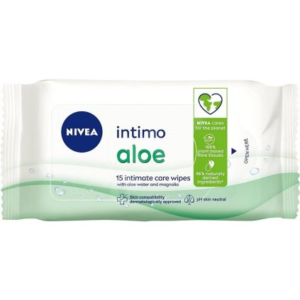 35944 nivea intimo aloe vlhcene intimne obrusky 15ks