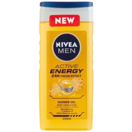 35992 nivea men 3v1 active energy 24h fresh effect sprchovy gel 250ml