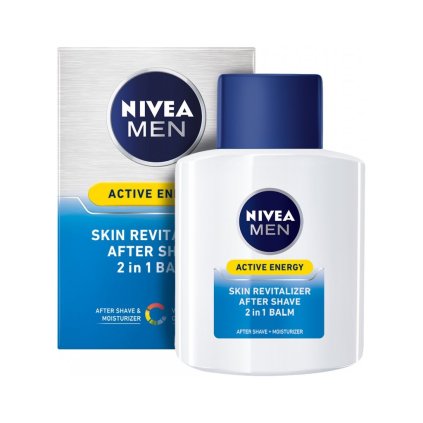 36049 nivea men active energy shave balm 2v1 balzam po holeni 100ml
