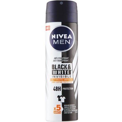 NIVEA Men Black and White Invisible Ultimate Impact deospray 150ml