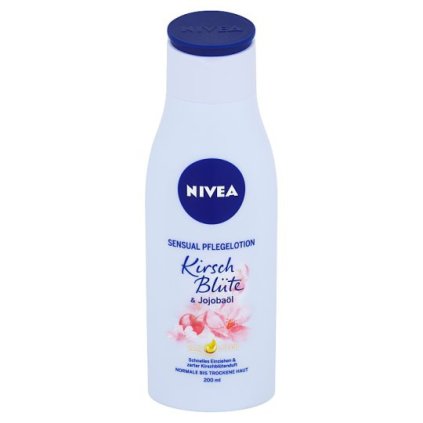 36295 nivea pflegelotion cherry blossom and jojobaol oil telove mlieko 200ml