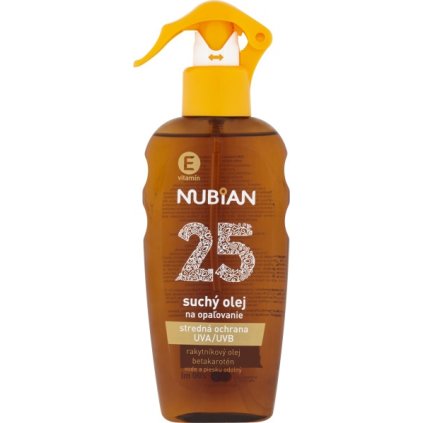 36469 nubian vitamin e suchy olej na opalovanie sprej of 25 200ml