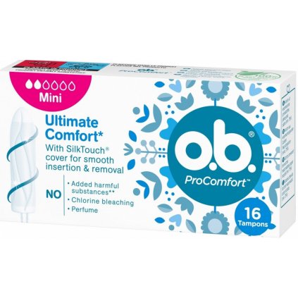 36478 o b procomfort mini hygienicke tampony 16ks