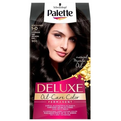 36721 palette deluxe oil care color 1 0 sita prirodzene cierna farba na vlasy