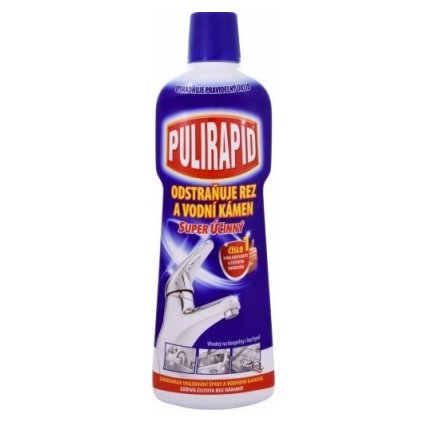 37483 pulirapid classico cistic na hrdzu a vodny kamen 750ml