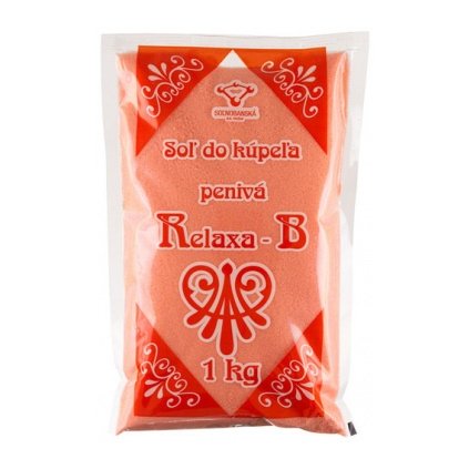 RELAXA - B Jahodová penivá soľ do kúpeľa 1kg