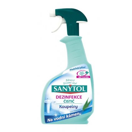 SANYTOL Dezinfekcia dezinfekčný čistič do kúpeľne 500ml