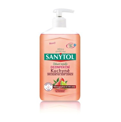 37981 sanytol kuchyna limetka a grepfruit dezinfekcne tekute mydlo 250ml