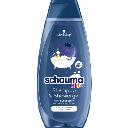 SCHAUMA Kids 2v1 Blueberry sprchový gél 400ml