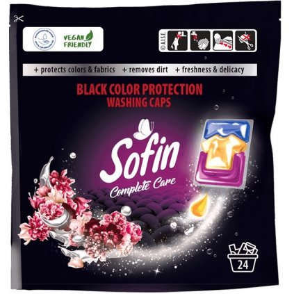 SOFIN Complete Care Black pracie tablety 24 praní 24ks
