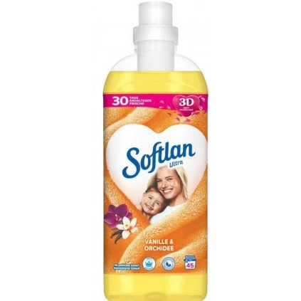 SOFTLAN Ultra Vanilla and Orchidea aviváž 45 praní 1L