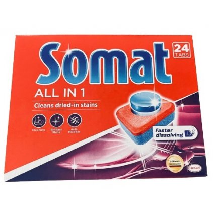 SOMAT All in 1 tablety do umývačky 24ks