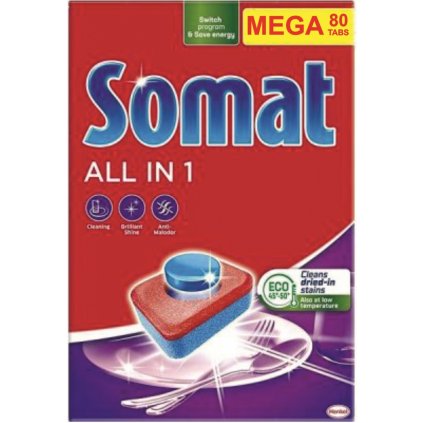 SOMAT All in 1 tablety do umývačky 80ks