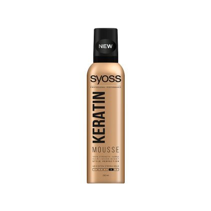 SYOSS Keratin Mousse 4 tužidlo na vlasy 250ml