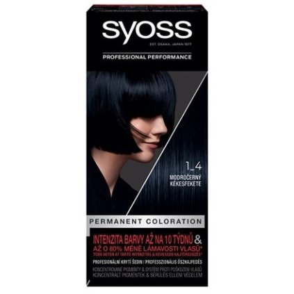 38800 syoss permanent coloration 1 4 tmavocierna farba na vlasy