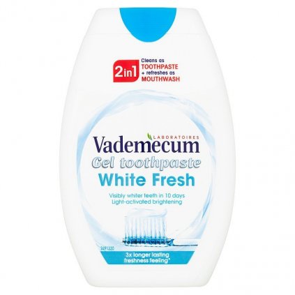 VADEMECUM White Fresh 2v1 zubná pasta + ústna voda 75ml