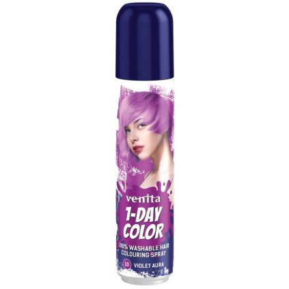 VENITA 1-Day Color Violet Aura farebný sprej na vlasy 50ml