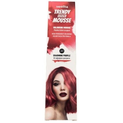 39310 venita trendy color mousse 33 charming purpple farebne penove tuzidlo na vlasy 75ml