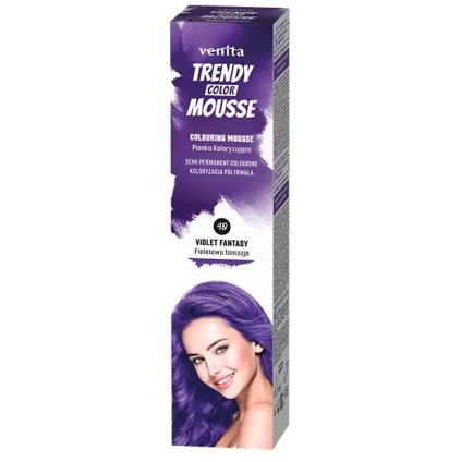 39316 venita trendy color mousse 40 violet fantasy farebne penove tuzidlo na vlasy 75ml
