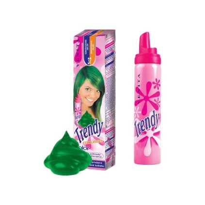 39319 venita trendy farebne penove tuzidlo na vlasy 37 zelena 75ml
