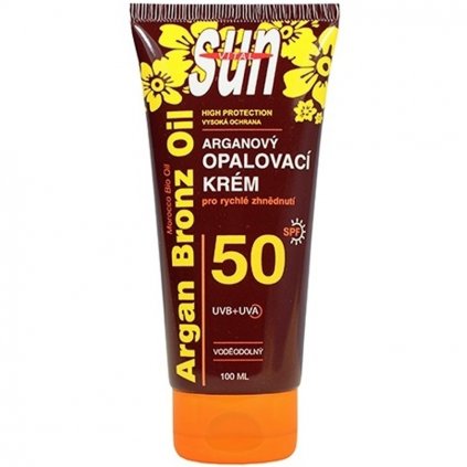 VIVACO Sun Argan Bronz Oil SPF50 opaľovací krém 100ml