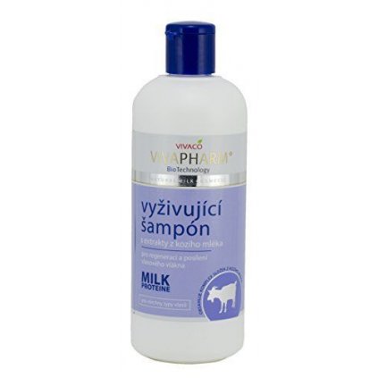 VIVAPHARM vyživující šampón s extrakty z kozieho mlieka 400ml